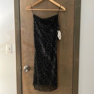 My Michelle Black Sparkle Dress